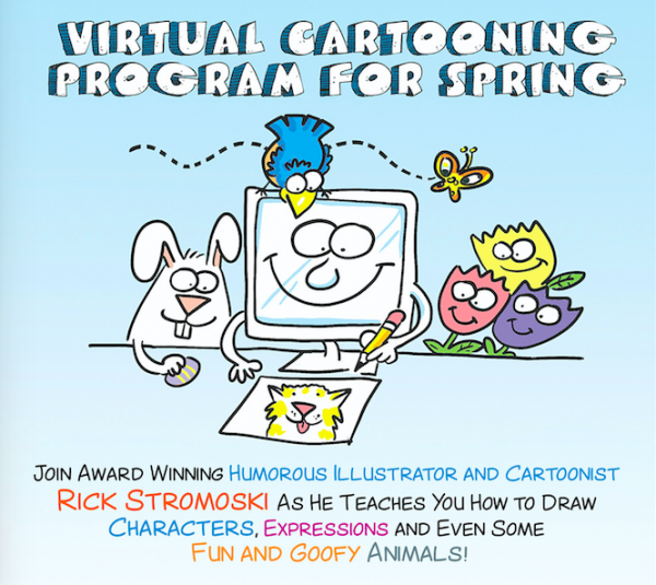 Image for event: Let's Draw Cartoons - Live!